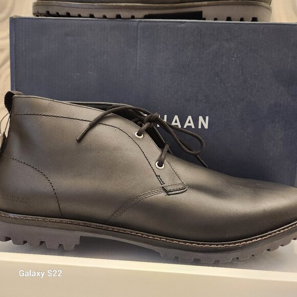 Cole Haan Midland Lug Chukka booties. Leather. NIB. Men's. Size 11.5 - Picture 1 of 12